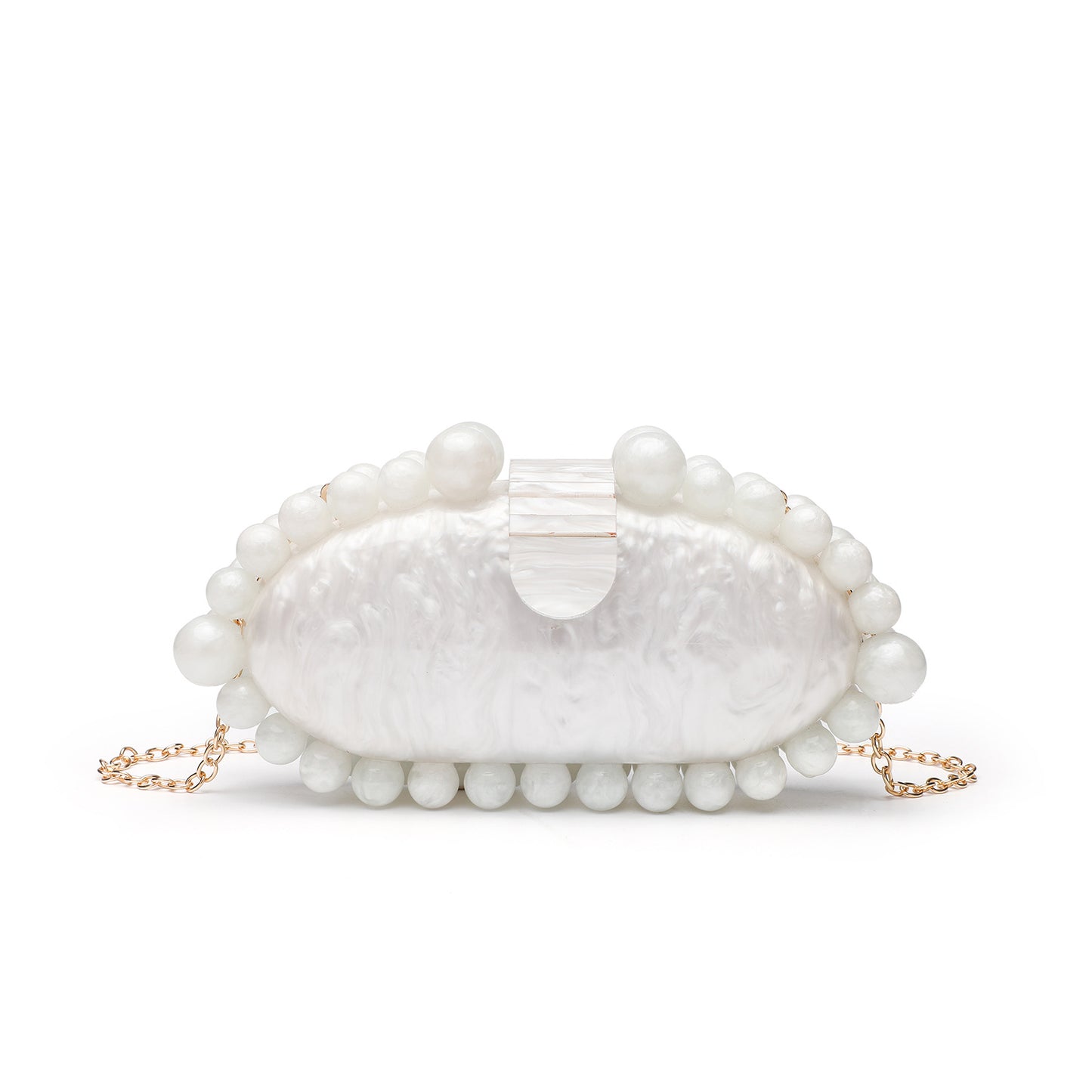 Fashion Minimalist Pearl Acrylic Handbag