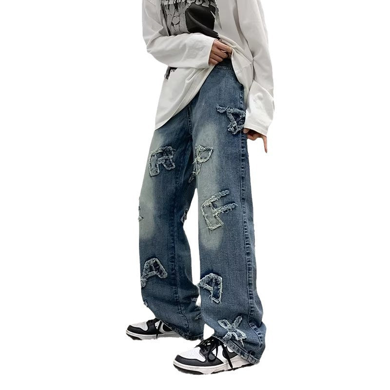 Men's Loose Retro Casual Wide-leg Pants