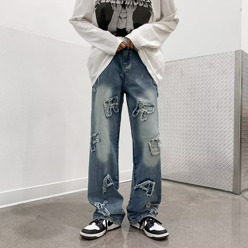 Men's Loose Retro Casual Wide-leg Pants