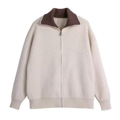 Autumn And Winter High-end Knitted Cardigan