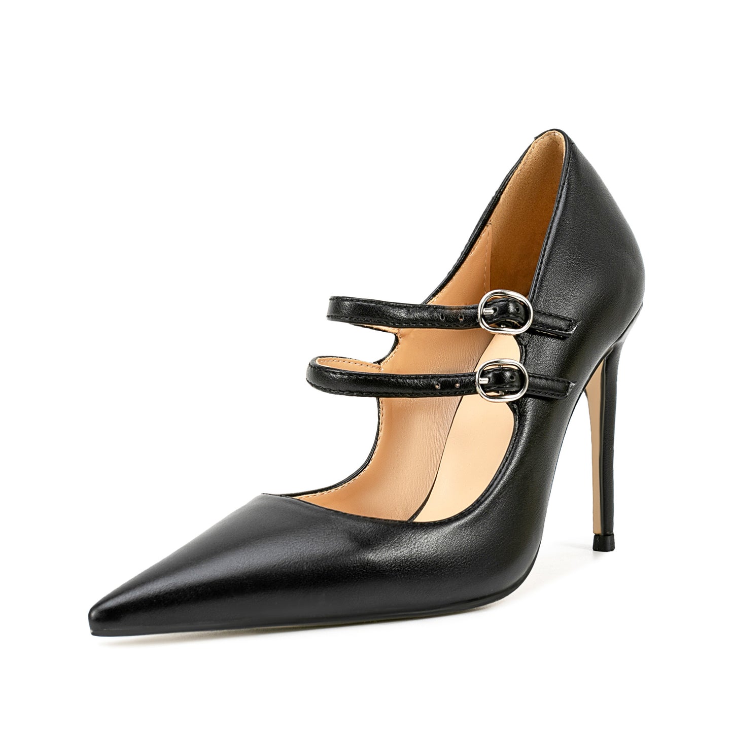 Thin Mary Jane Double Strap High Heels