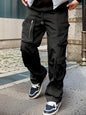 Spring And Autumn Work Pants Youth Slim-fit Outdoor Multi-pocket Casual Pants