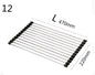 Folding Kitchen Drain Sink Rack Stainless Steel