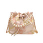 Simple Textured New Chinese Style Embroidered Shoulder Bag