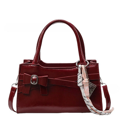 Korean-style Fashion Bow High-end Simple Crossbody Bag