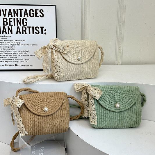 New Summer Casual Handmade Cotton Rope Woven Bag Fashion