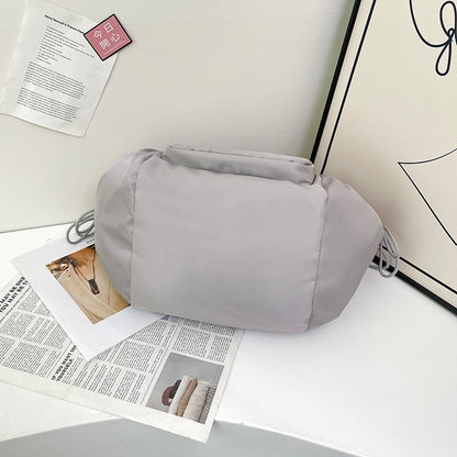 Nylon Fabric Mommy Bag, Large Capacity, Portable, Single Shoulder Tote Bag For Travel