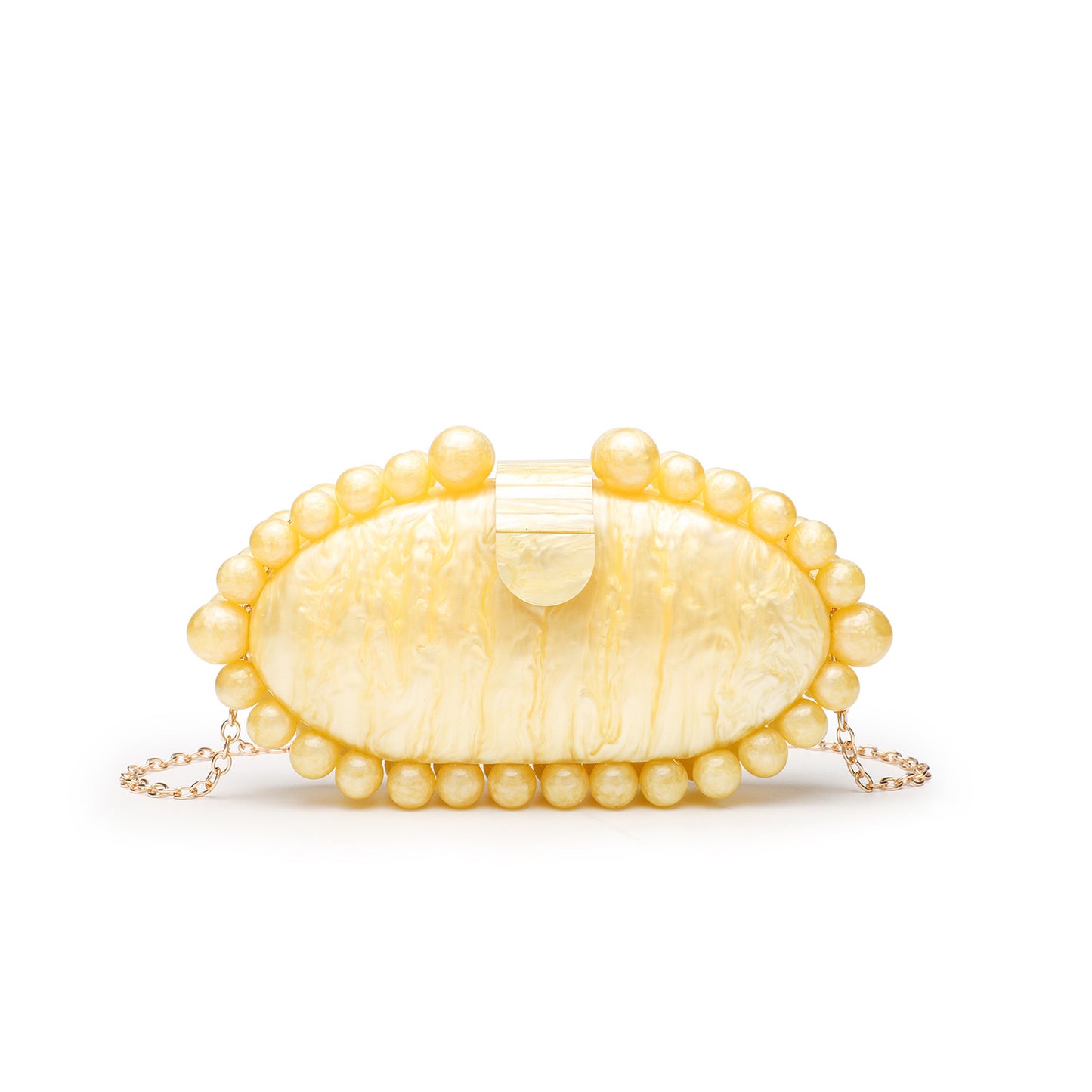 Fashion Minimalist Pearl Acrylic Handbag