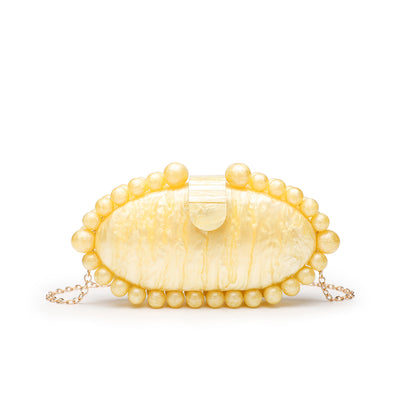 Fashion Minimalist Pearl Acrylic Handbag