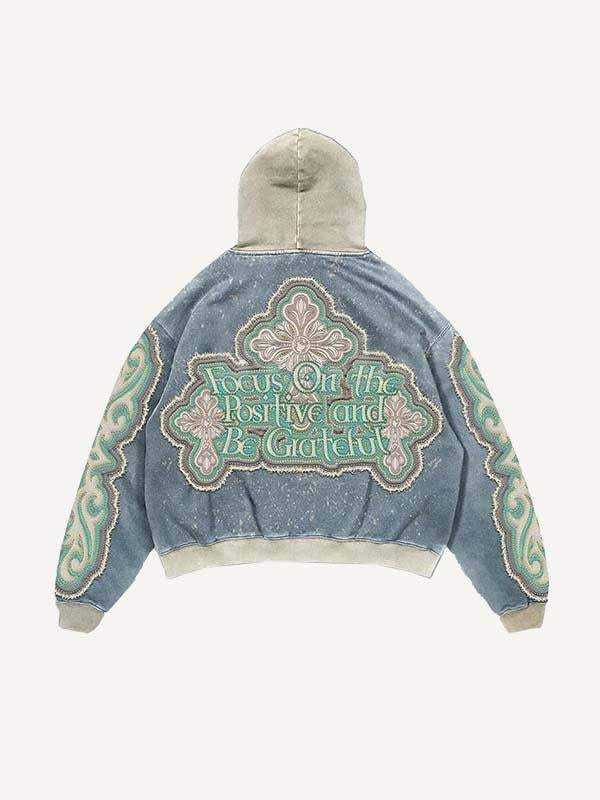 Fashion Casual Printed Polyester Sweater