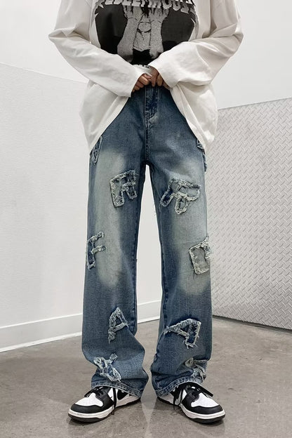 Men's Loose Retro Casual Wide-leg Pants