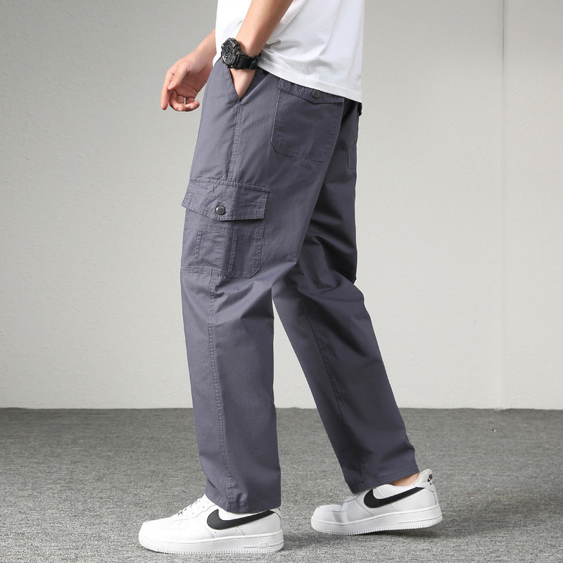 Men's Thin Loose Stretch Straight-leg Casual Pants