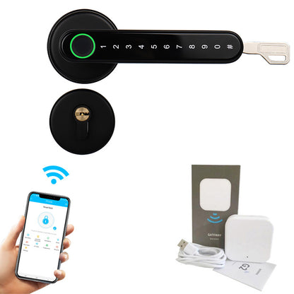 Indoor fingerprint lock