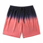 Summer Thin Ice Silk Shorts Men's Gradient Sports Beach Pants