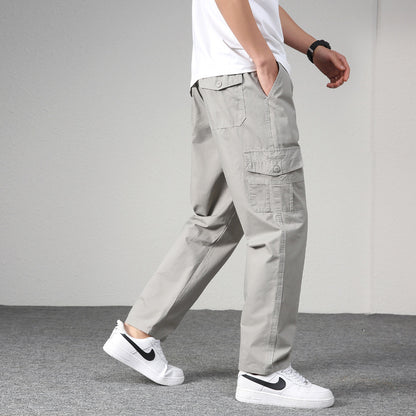 Men's Thin Loose Stretch Straight-leg Casual Pants