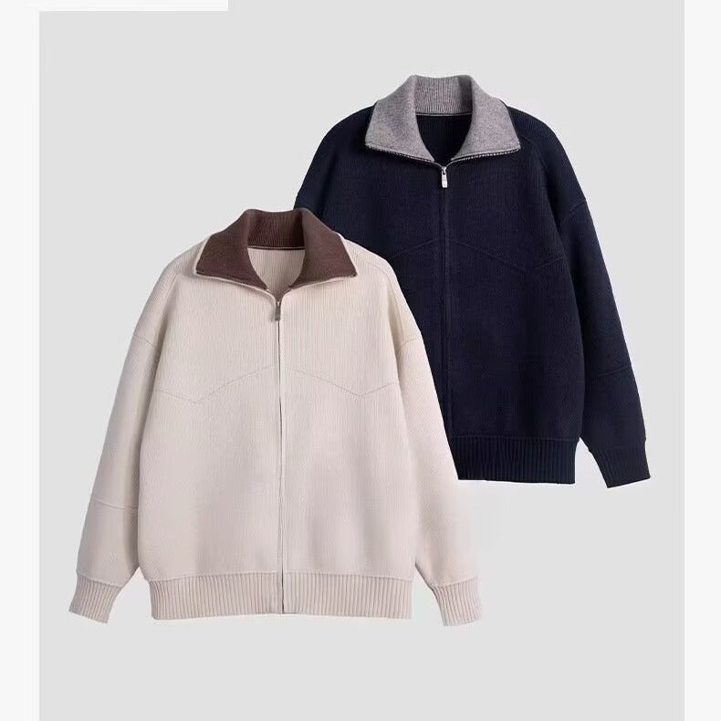 Autumn And Winter High-end Knitted Cardigan