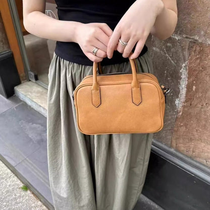 Vegetable-tanned Cowhide Casual Women's Shoulder Bag