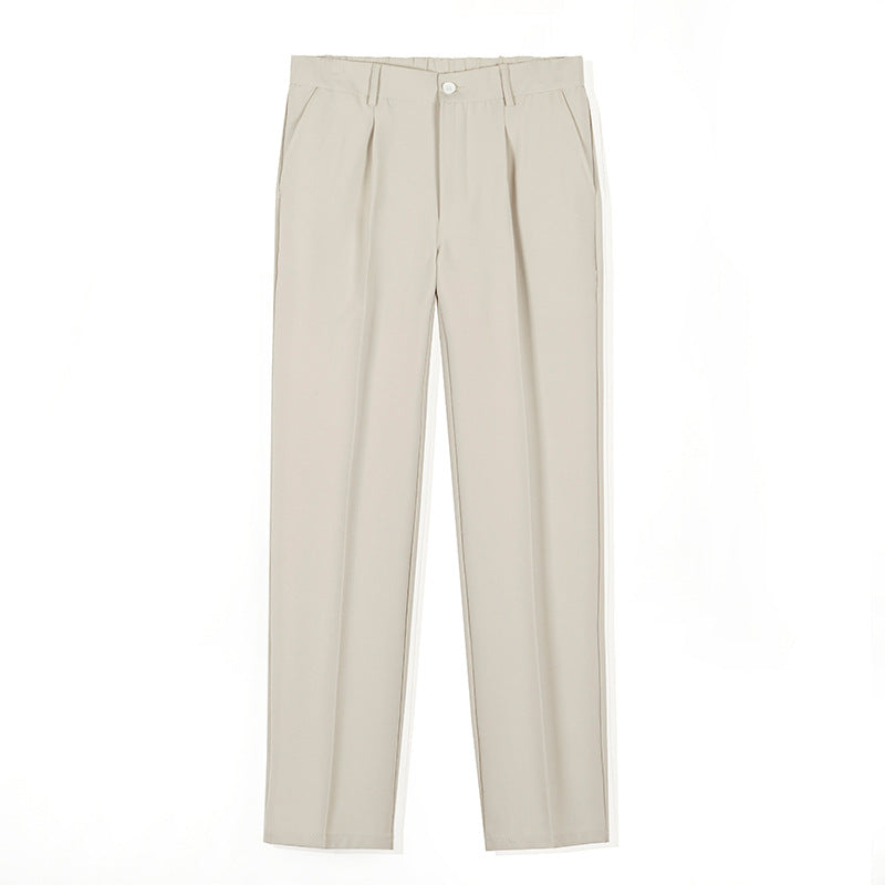 Straight-leg Men's High-end Slim-fit Versatile Casual Pants