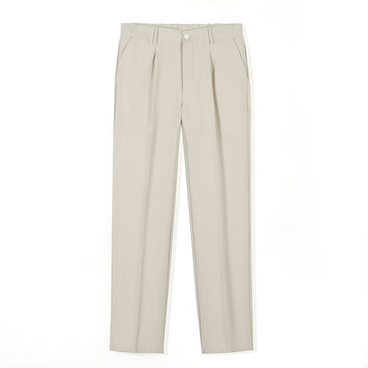 Straight-leg Men's High-end Slim-fit Versatile Casual Pants