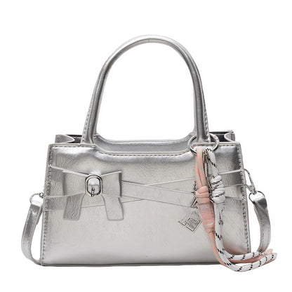 Korean-style Fashion Bow High-end Simple Crossbody Bag