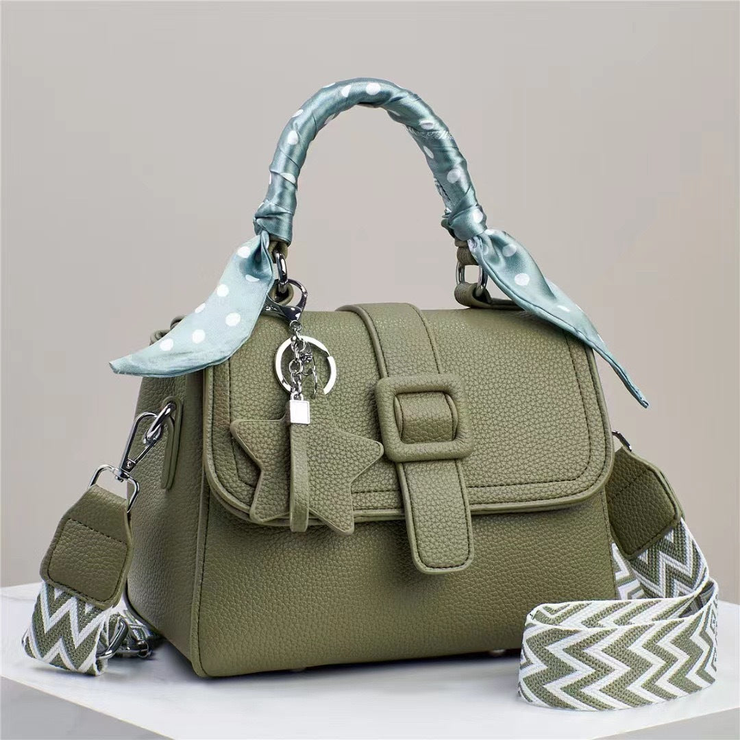 Solid Color Spring And Summer Handbag