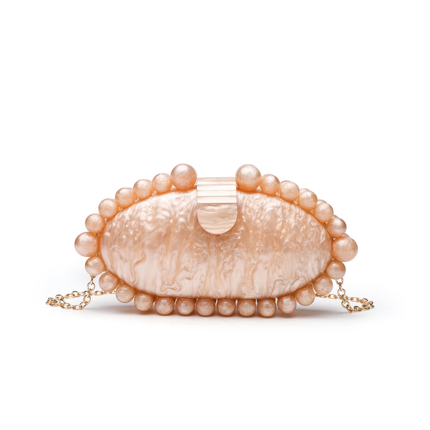 Fashion Minimalist Pearl Acrylic Handbag