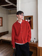 Men's Sweater Coat Solid Color Loose Handsome Lazy Style Knitted Cardigan Casual Neutral Style