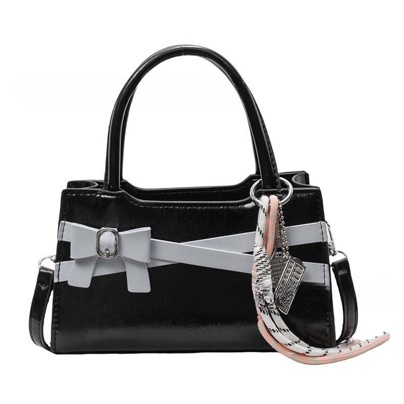 Korean-style Fashion Bow High-end Simple Crossbody Bag