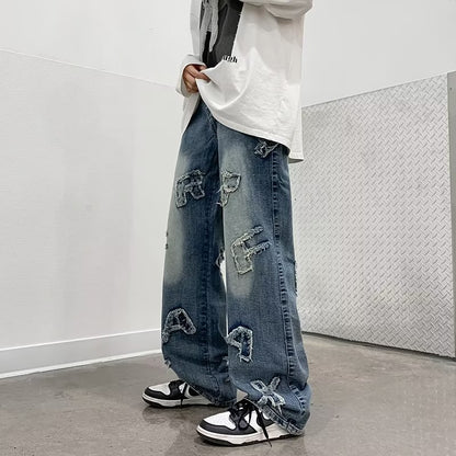 Men's Loose Retro Casual Wide-leg Pants