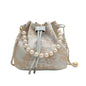 Simple Textured New Chinese Style Embroidered Shoulder Bag