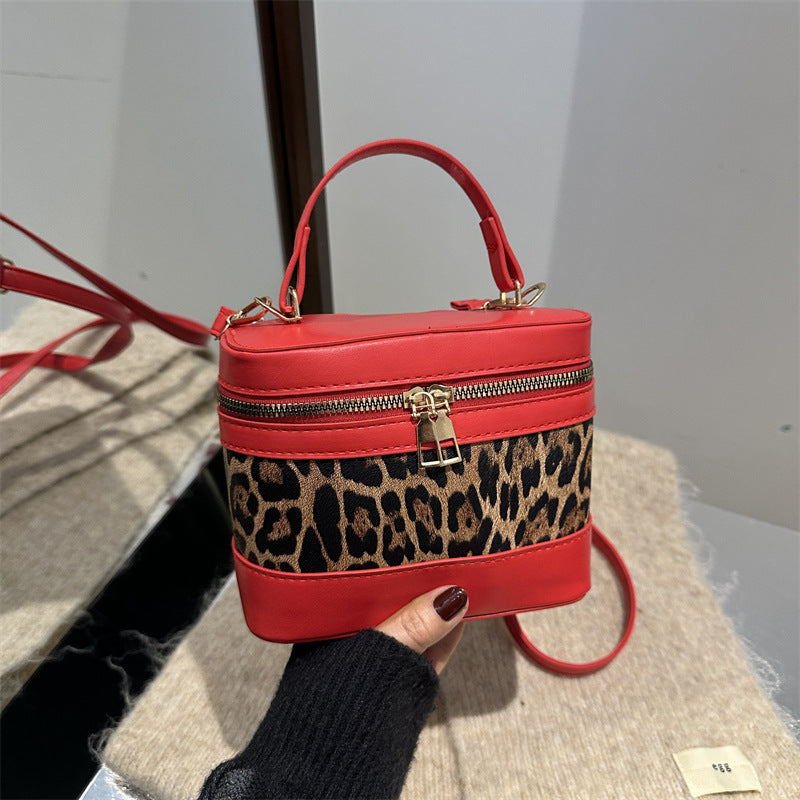 Ladies' Fashion Patchwork Single Shoulder Crossbody Small Square Bag